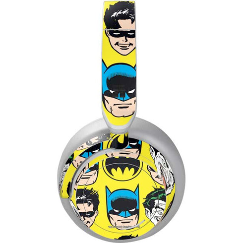 DC Comics Batman Vintage Character Pattern - Joker and Robin Surface Headphones Skin